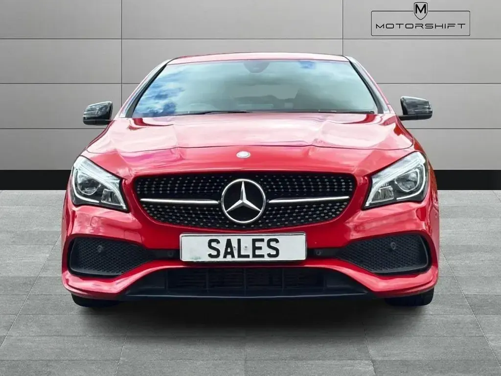 Used Mercedes CLA200 AMG line 136 HP (100 kW) 2016 Red Coupe
