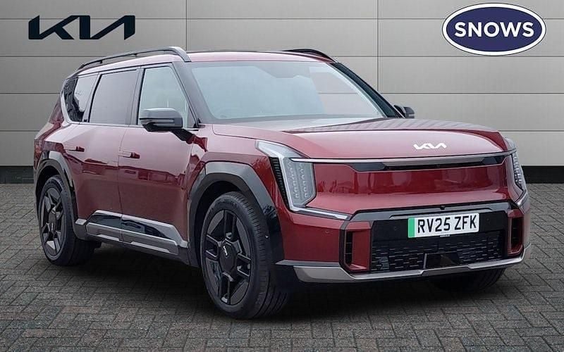 Red Used 2025 Kia EV9 GT-Line S SUV | £58,495 (Good price) - Image 1/4