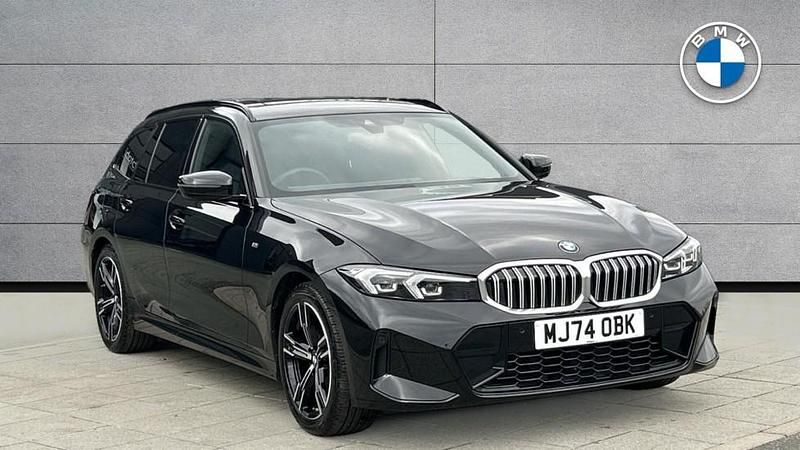 Black Used 2024 BMW 320 M Sport Estate | £32,795 (Fair price) - Image 1/4