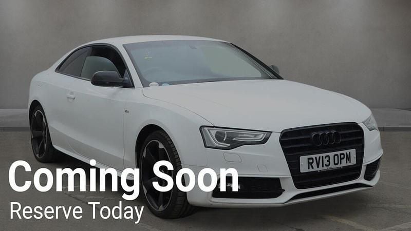 White Used 2013 Audi A5 Black Edition Coupe | £5,995 (Fair price) - Image 1/4