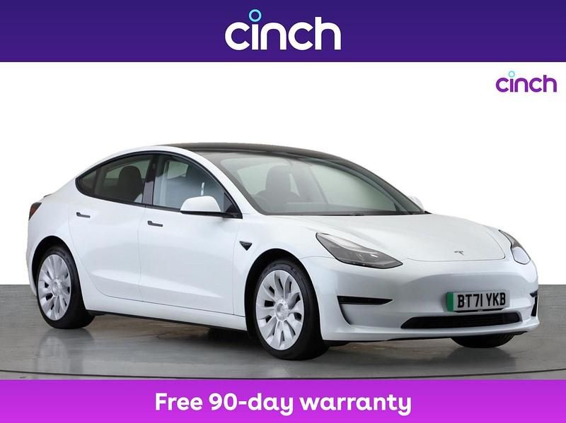 White Used 2021 Tesla Model 3 Long Range Sedan | £19,949 (Fair price) - Image 1/3