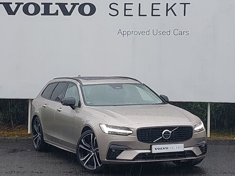 Gold Used 2023 Volvo V90 Ultimate Estate | £39,995 (A bit pricey) - Image 1/4
