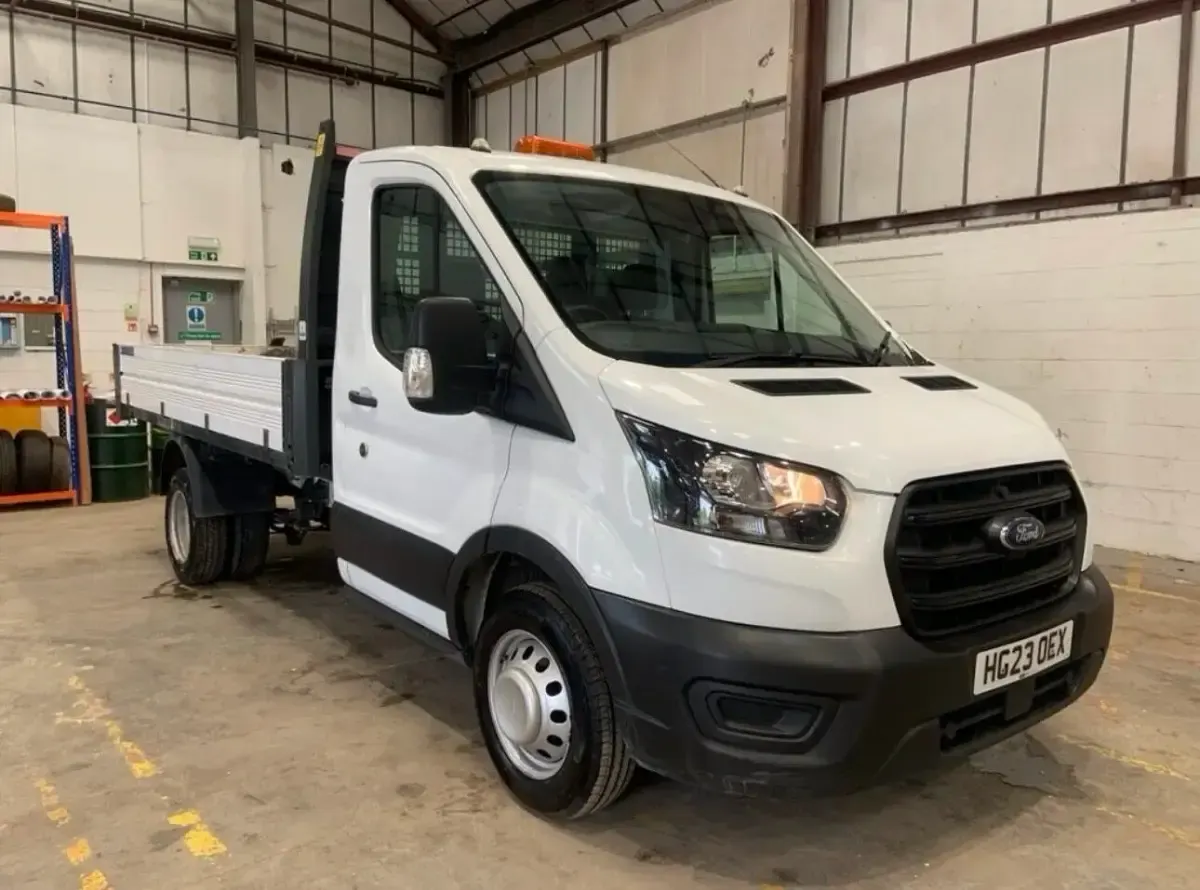 Used Ford Transit 130 HP (95 kW) 2023 White Cabriolet