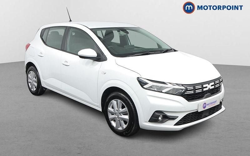 White Used 2023 Dacia Sandero Expression Hatchback | £12,749 (Fair price) - Image 1/4