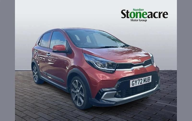 Used Kia Picanto X-Line 67 HP (49 kW) 2022 Orange Hatchback