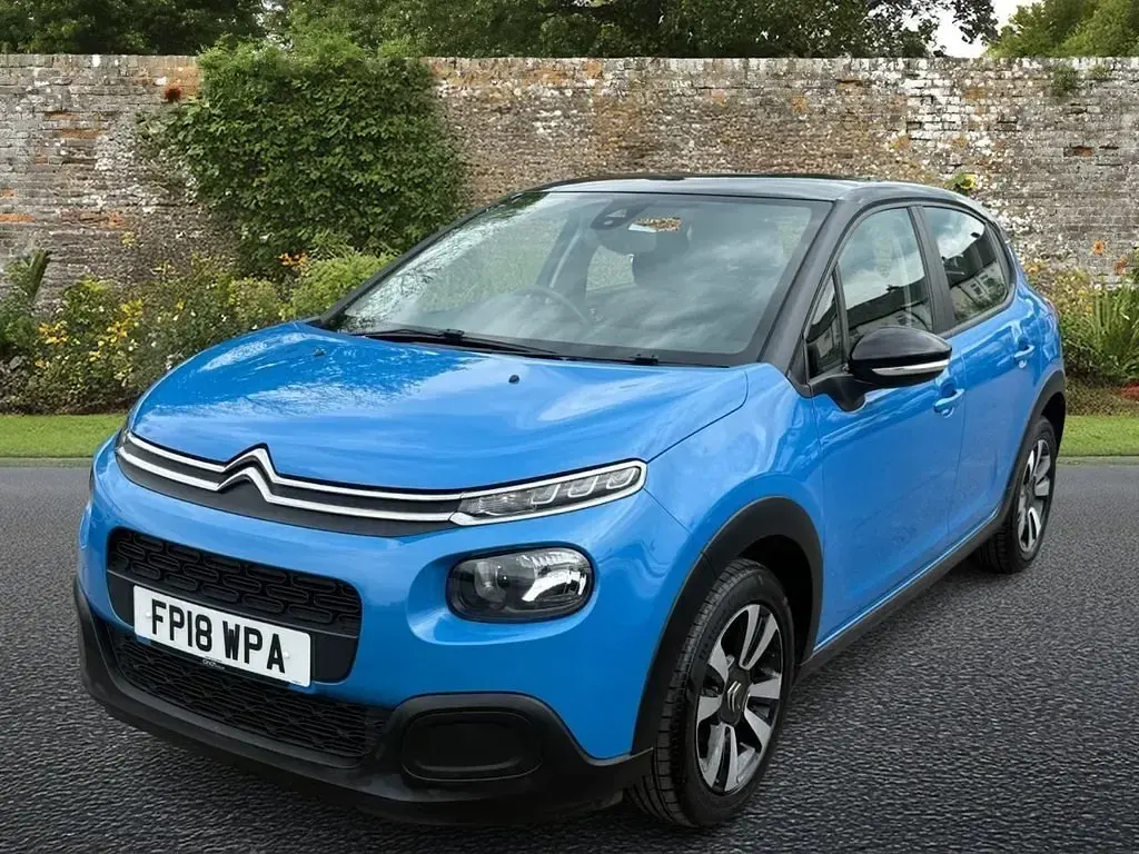 Używany Citroën C3 Feel 82 KM (60 kW) 2018 Niebieski Hatchback