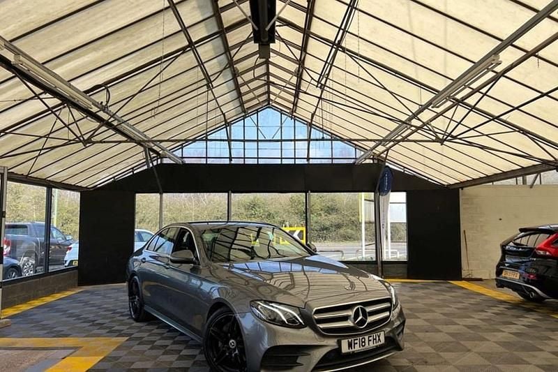 Used Mercedes E220 AMG line 2018 Grey Sedan