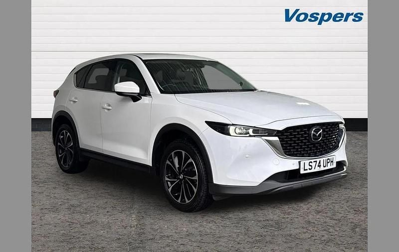 White Used 2024 Mazda CX-5 Exclusive-Line SUV | £23,450 (Fair price) - Image 1/3