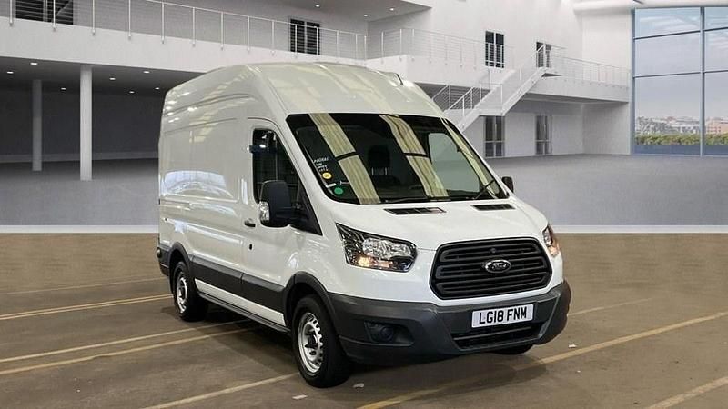 Used Ford Transit 130 HP (95 kW) 2018 White Van