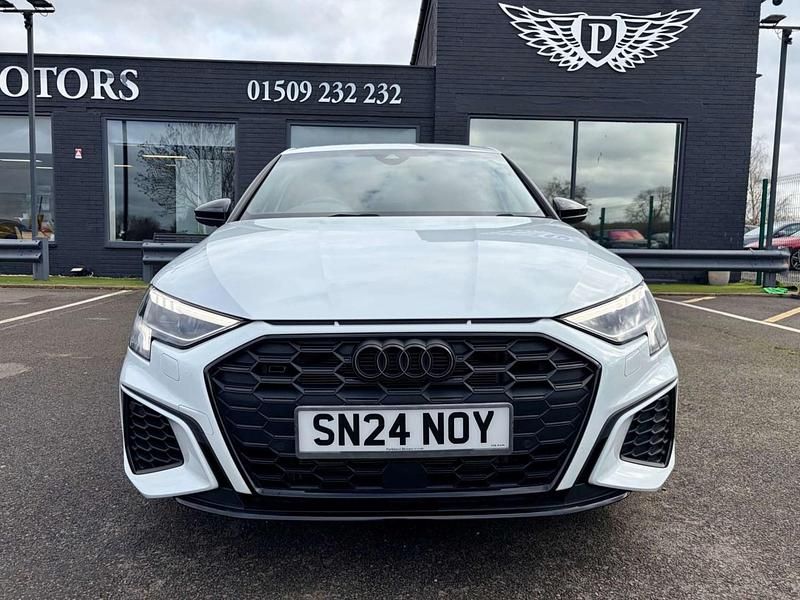 Used Audi A3 Black Edition 2024 White Sedan