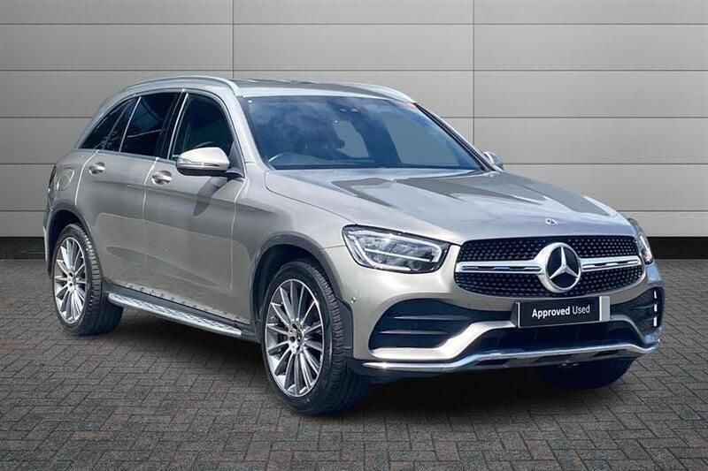 Silver Used 2022 Mercedes GLC300 AMG Line Premium Estate | £29,244 (Fair price) - Image 1/4