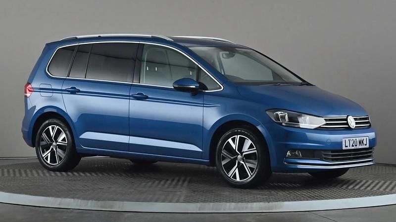 Used VW Touran SEL 150 HP (110 kW) 2020 Blue MPV