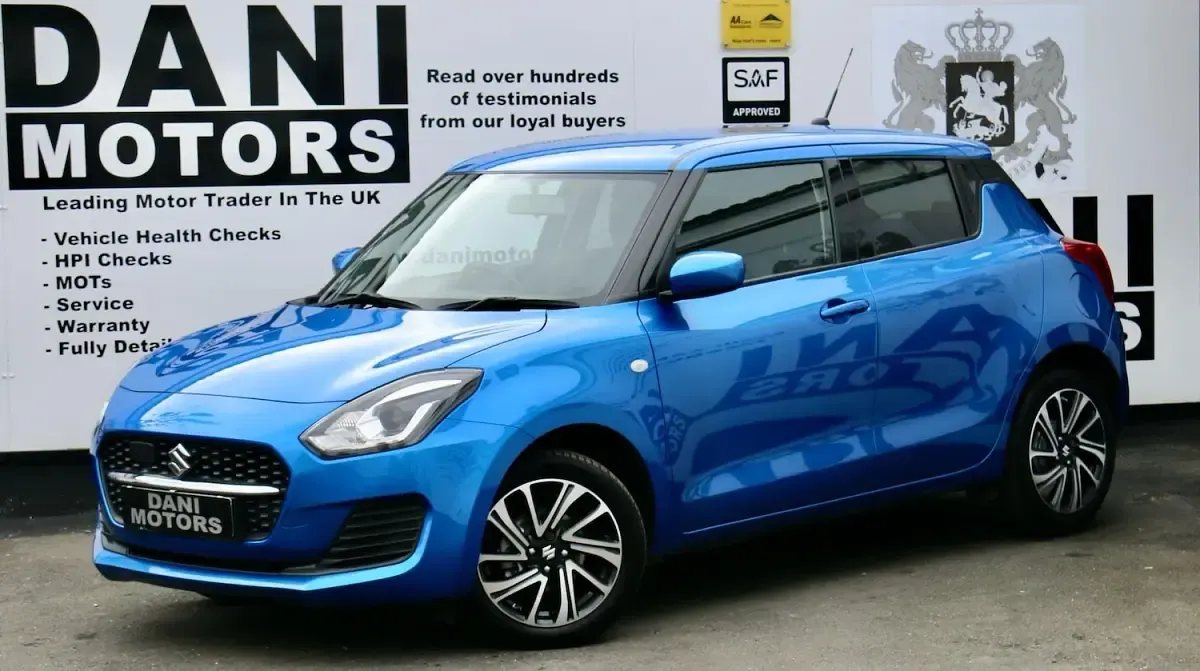 Used Suzuki Swift SZ-L 83 HP (61 kW) 2021 Blue Hatchback