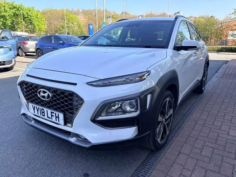 Second-hand Hyundai Kona Premium SE 120 CP (88 kW) 2018 Alb SUV
