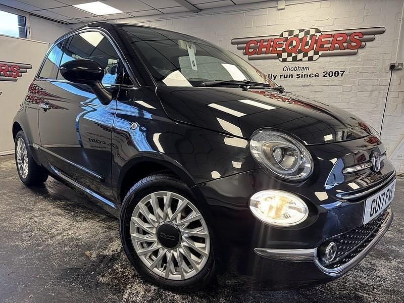 Used Fiat 500 Lounge 105 HP (77 kW) 2017 Black Hatchback