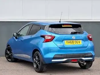 Used Nissan Micra N-Connecta 90 HP (66 kW) 2018 Blue Hatchback