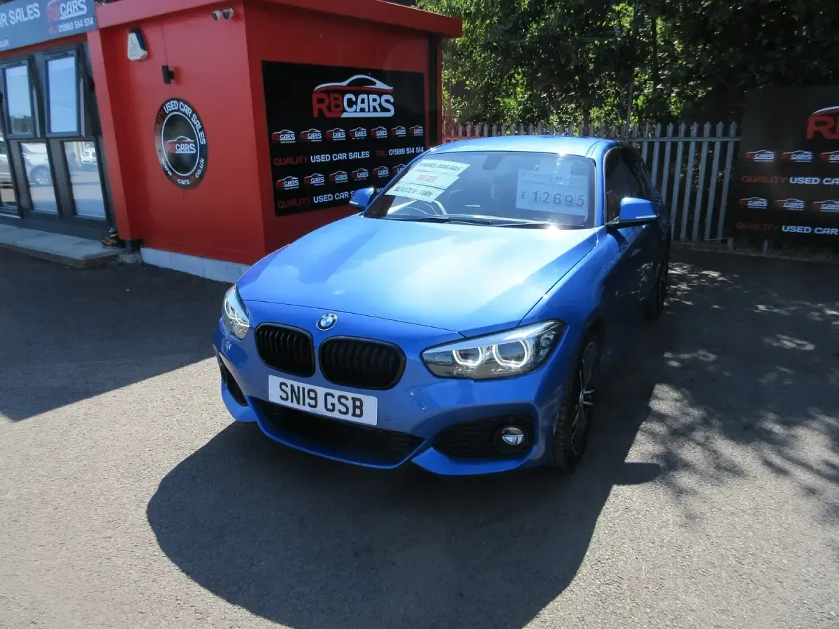 Used BMW 116 M Sport 114 HP (83 kW) 2019 Blue Hatchback