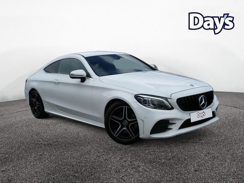 White Used 2019 Mercedes C200 AMG Line Premium Coupe | £19,495 (Fair price) - Image 1/4