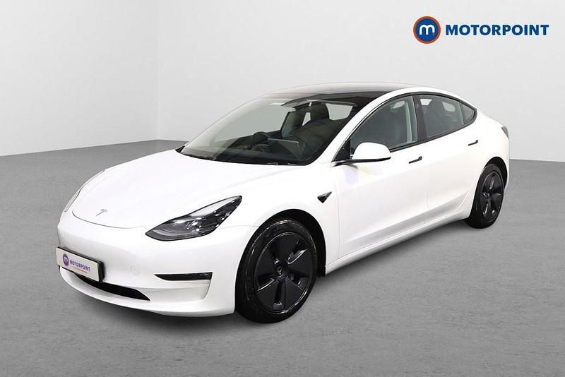 Used Tesla Model 3 Long Range AWD 366 kW (498 HP) 2021 White Sedan