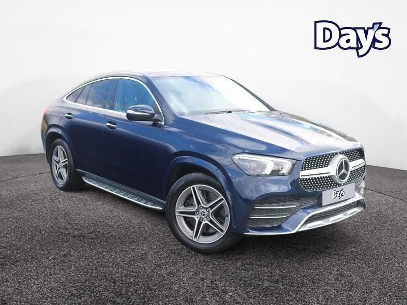 Blue Used 2022 Mercedes GLE350 AMG line Coupe | £38,999 (Good price) - Image 1/4