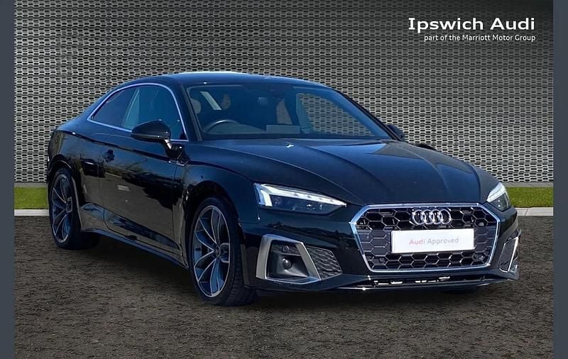 Used Audi A5 S-Line 200 HP (147 kW) 2022 Black Coupe