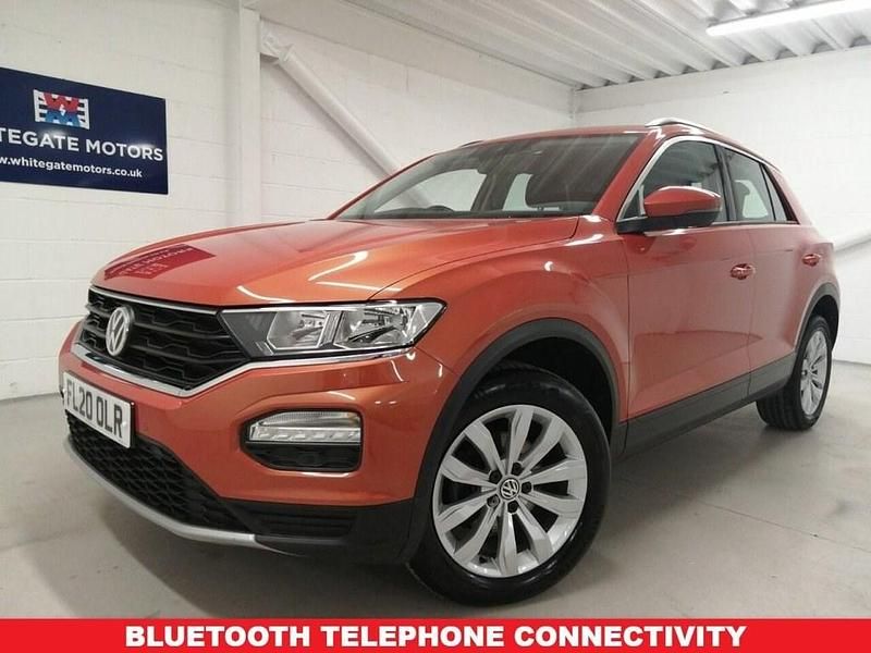 Used VW T-Roc SE 115 HP (84 kW) 2020 Orange SUV