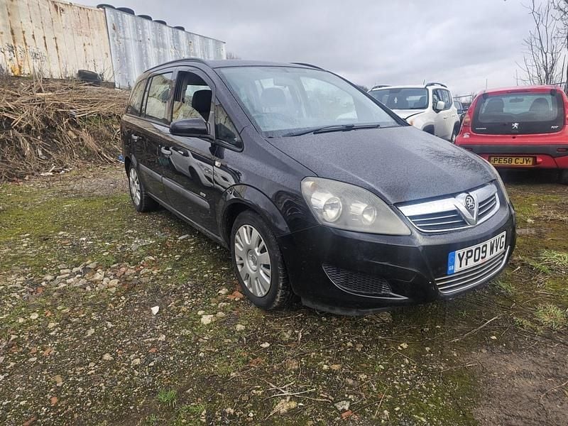 Used Vauxhall Zafira 115 HP (84 kW) 2009 Black MPV