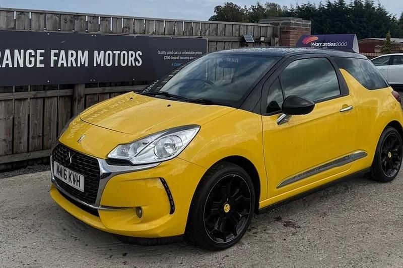 Yellow Used 2016 DS Automobiles DS3 Elegance Hatchback | £2,750 (A bit pricey) - Image 1/1