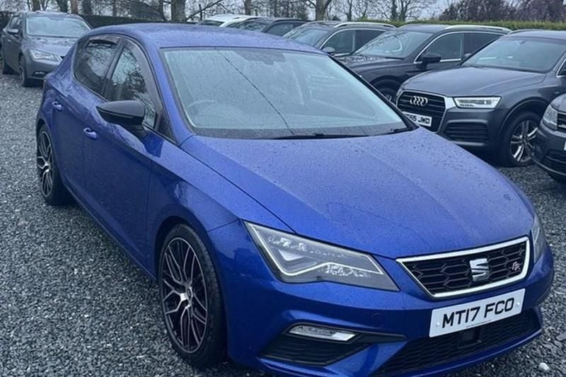 Used Seat Leon FR 184 HP (135 kW) 2017 Blue Hatchback