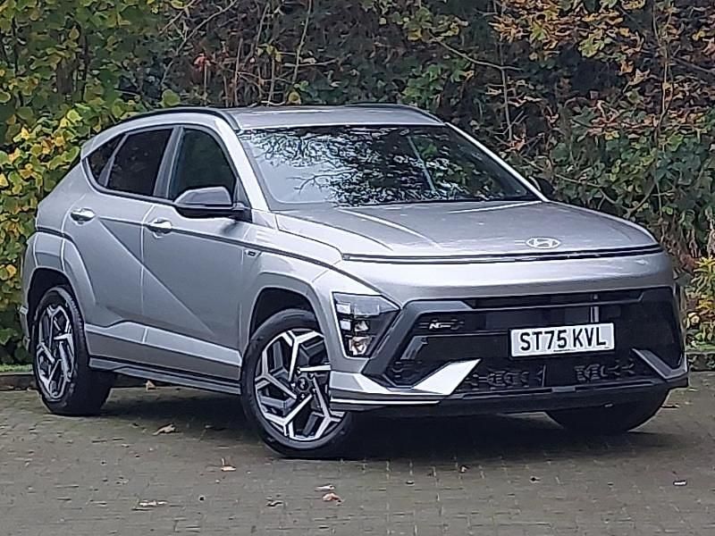 Silver New 2025 Hyundai Kona N Line SUV | £23,698 (Good price) - Image 1/4