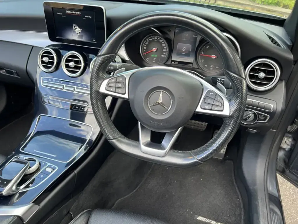 Used Mercedes C220 AMG line 2017 Grey Cabriolet