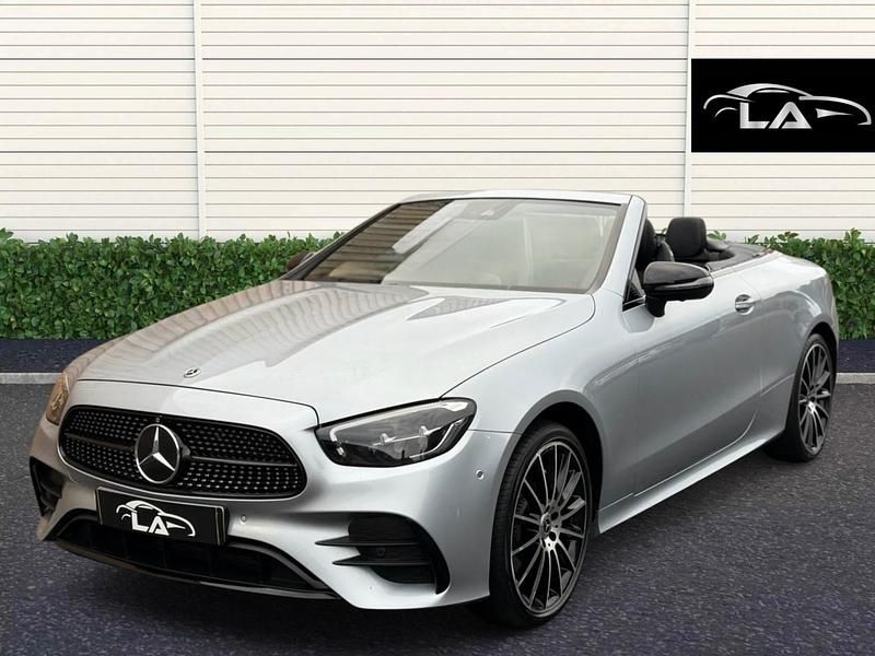 Silver Used 2022 Mercedes E300 AMG line Cabriolet | £32,995 (Good price) - Image 1/4