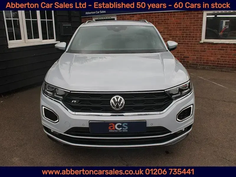 Used VW T-Roc R-line 115 HP (84 kW) 2019 Silver SUV