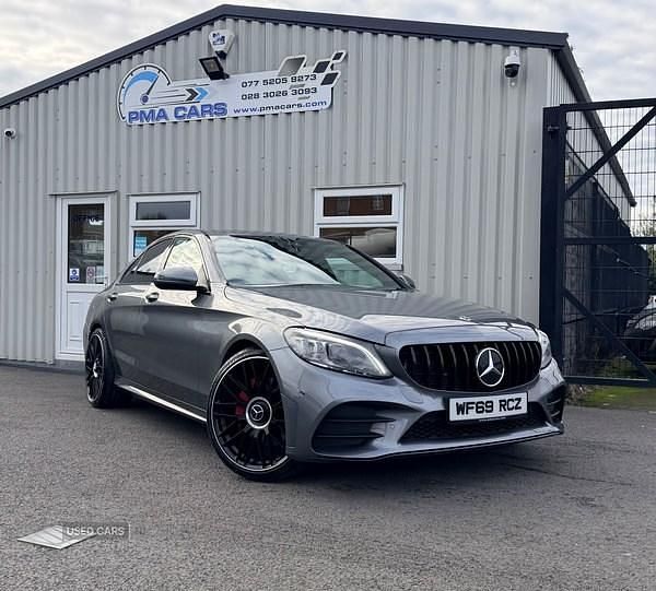 Grey Used 2019 Mercedes C300 AMG Line Premium Sedan | £21,450 (Fair price) - Image 1/4