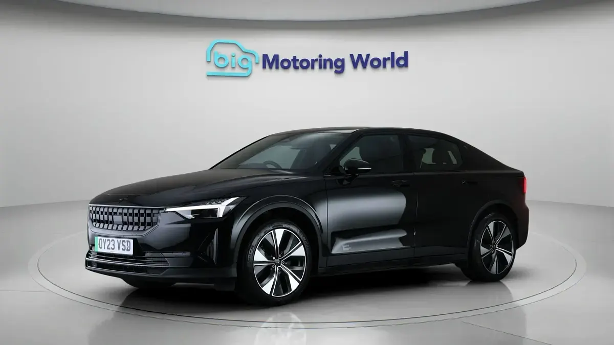 Begagnad Polestar 2 Standard Range Single Motor 200 kW (272 HK) 2022 Svart Halvkombi