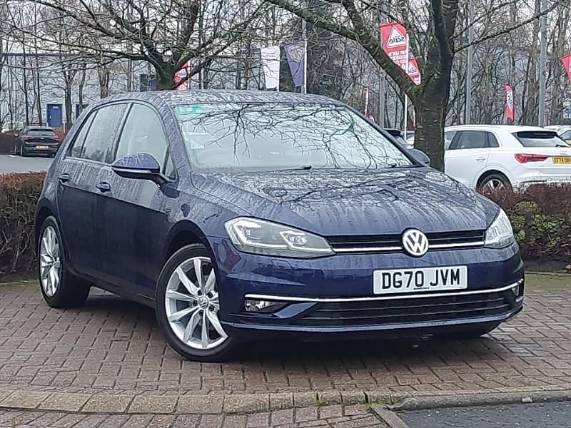 Used VW Golf VII GT 150 HP (110 kW) 2020 Blue Hatchback
