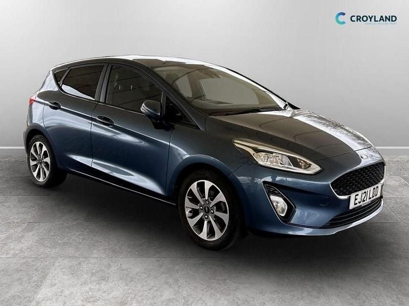 Used Ford Fiesta Trend 125 HP (91 kW) 2021 Blue Hatchback