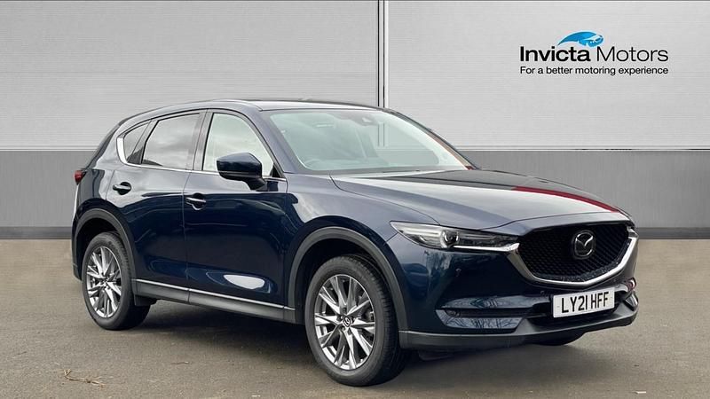 Used Mazda CX-5 Inclusive 165 HP (121 kW) 2021 Deep crystal blue SUV
