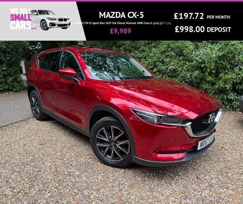 Red Used 2017 Mazda CX-5 Inclusive SUV | £9,989 (A bit pricey) - Image 1/4