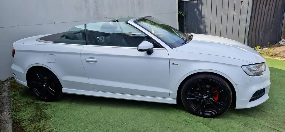 Used Audi A3 Cabriolet S-Line 150 HP (110 kW) 2017 White Cabriolet
