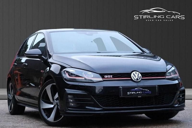 Black Used 2020 VW Golf VII GTI Hatchback | £18,489 (Good price) - Image 1/4