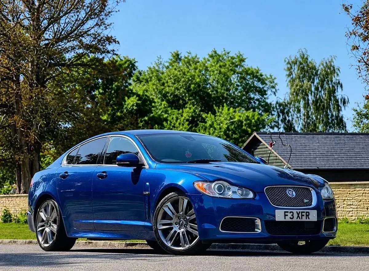 Used Jaguar XFR Supercharged 2009 Blue Sedan