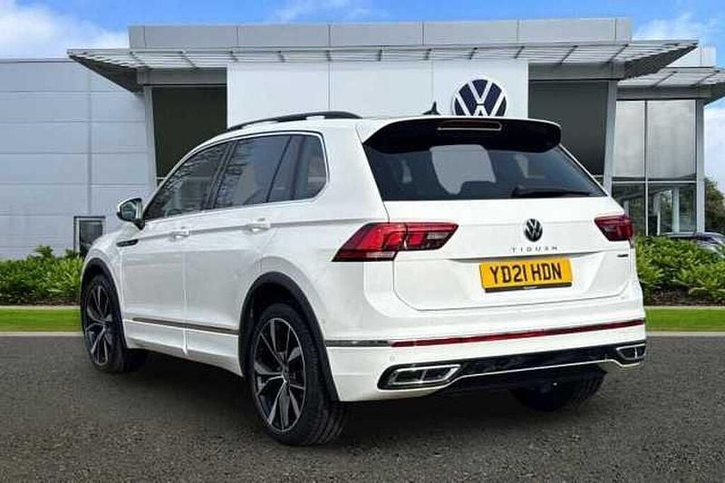 Used VW Tiguan R-line 150 HP (110 kW) 2021 White SUV
