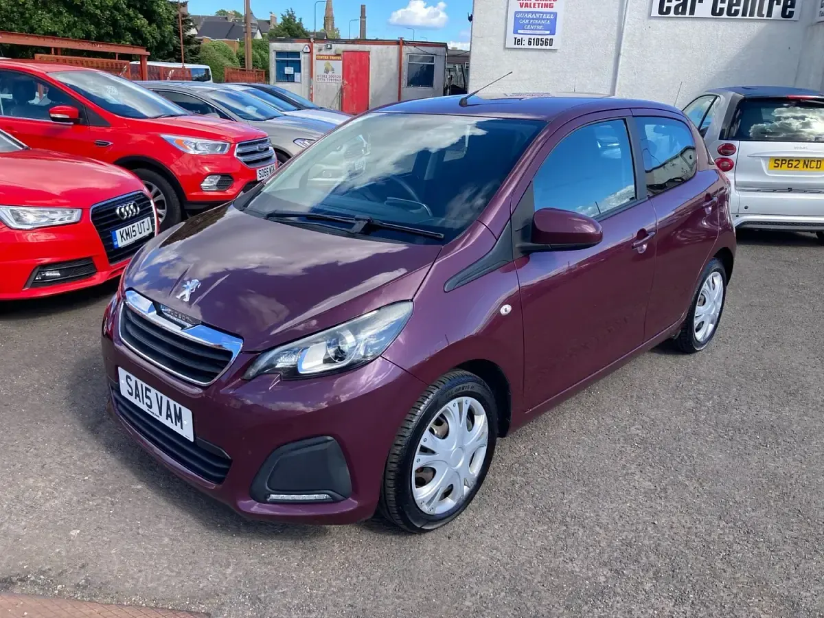 Used Peugeot 108 Active 68 HP (50 kW) 2015 Purple Hatchback