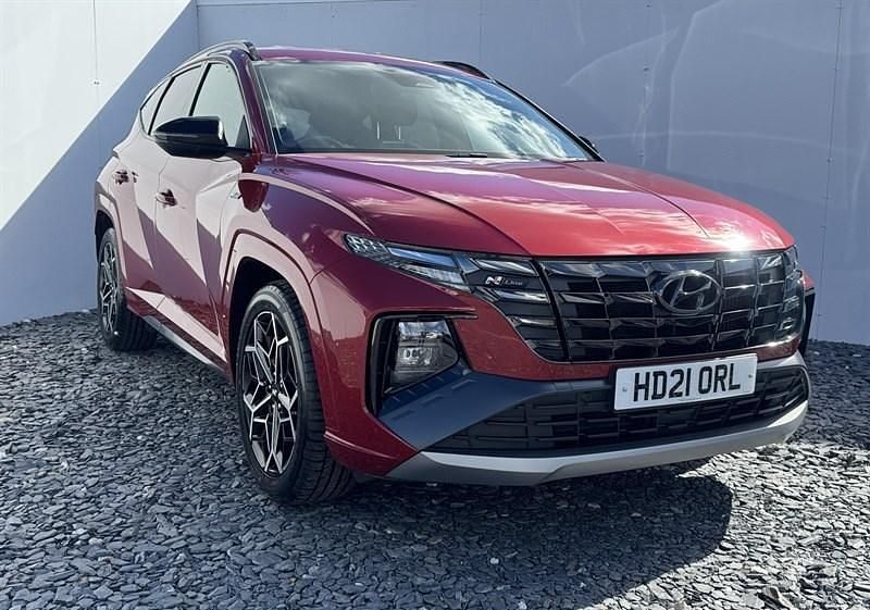 Red Used 2021 Hyundai Tucson N Line SUV | £19,500 (A bit pricey) - Image 1/4