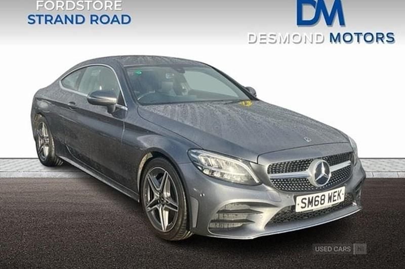 Grey Used 2019 Mercedes C200 AMG line Coupe | £18,495 (A bit pricey) - Image 1/1