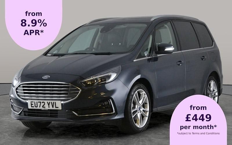 Blue Used 2022 Ford Galaxy Titanium MPV | £29,261 (Expensive) - Image 1/2
