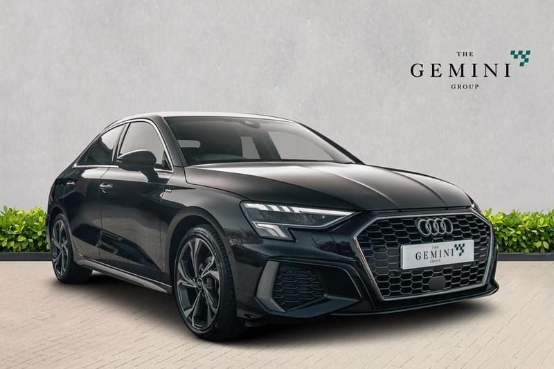 Used Audi A3 S-Line 150 HP (110 kW) 2023 Black Sedan