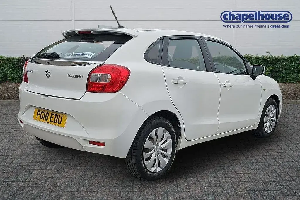 Used Suzuki Baleno SZ3 90 HP (66 kW) 2018 White Hatchback