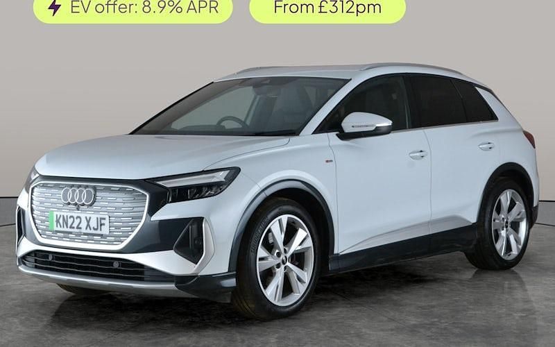 Used Audi Q4 e-tron S-Line 125 kW (170 HP) 2022 White SUV